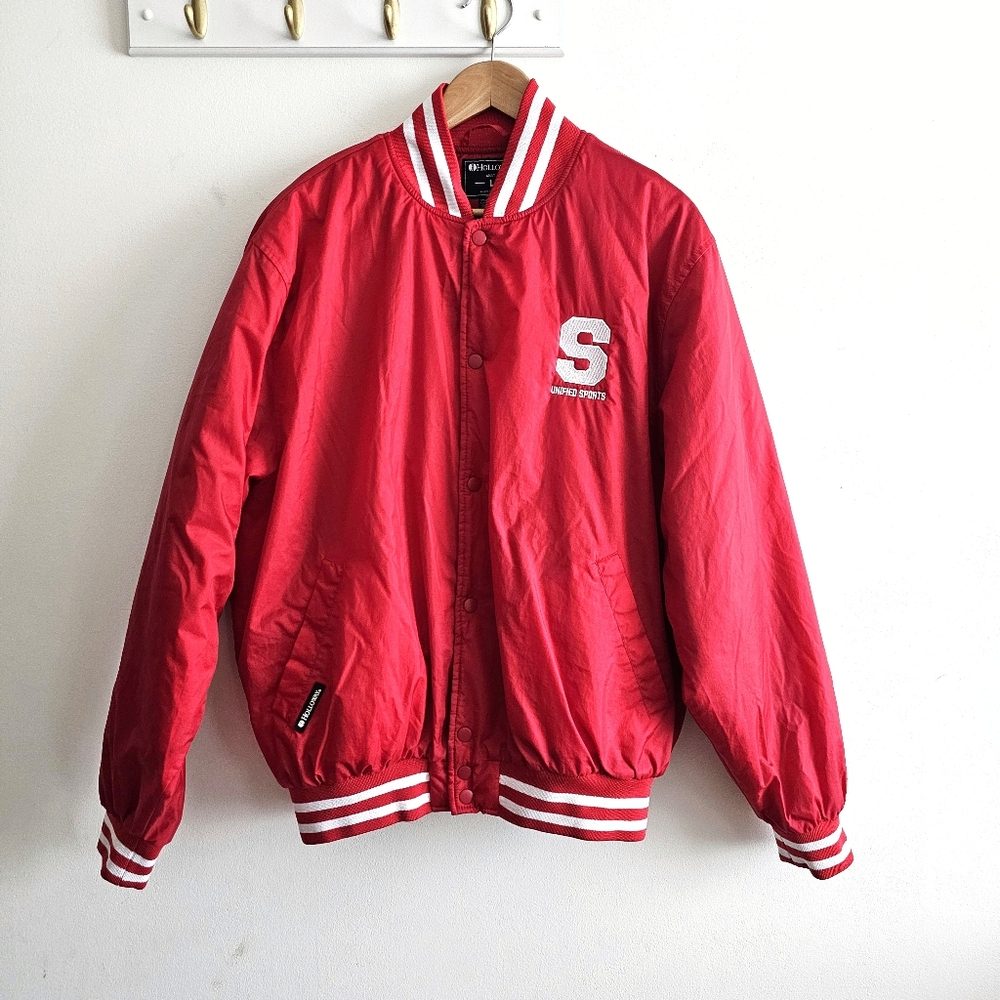🏈 Holloway Varsity Jacket - 2018 Unified Flag Football State Champions | Size L